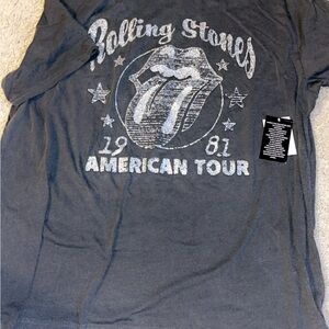 Rolling Stones Sparkle Logo Graphic T-Shirt